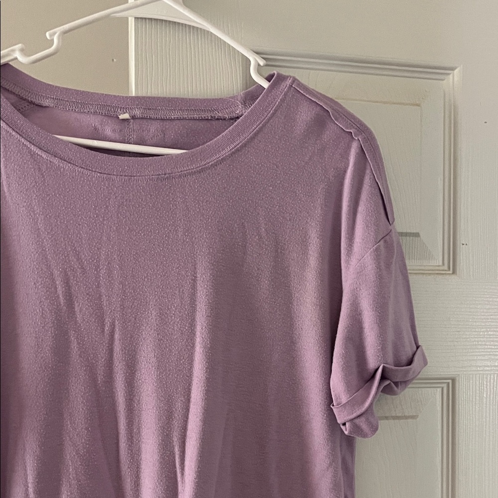 Amazon Lavender Short Sleeve Crew Tee